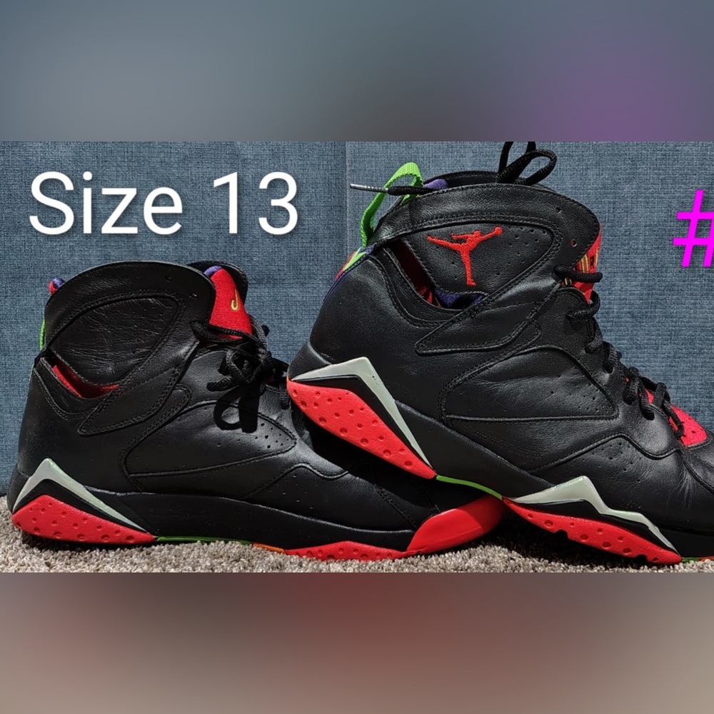 Jordan Purple and Black Sneakers